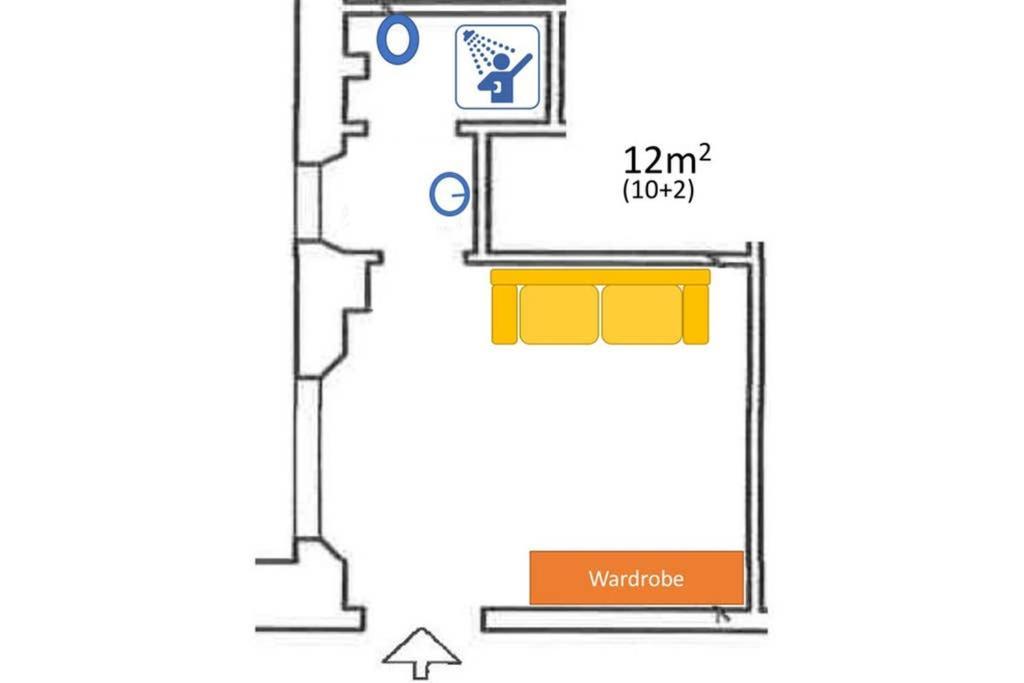סיינה La Stanzetta - Very Small, No Kitchen מראה חיצוני תמונה